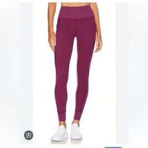 Purple High-Waisted Leggings